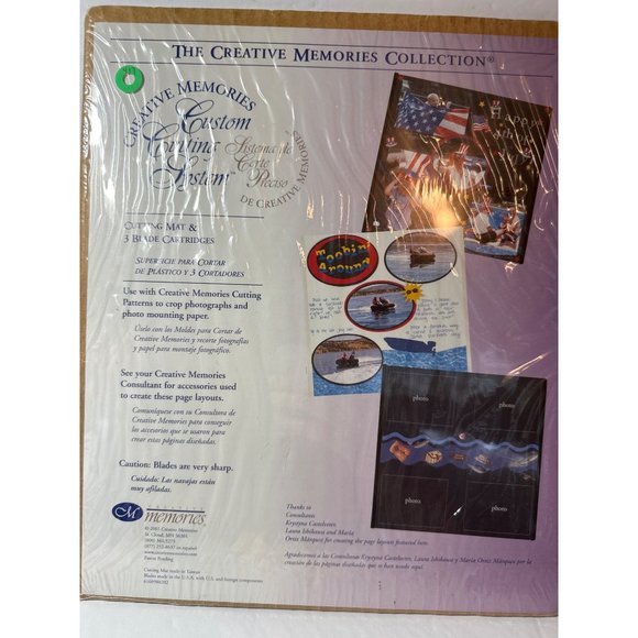 Creative Memories Cutting Mat 12.5" x 10.5" NO BLADES Still Sealed New Old Stock - Picture 7 of 7